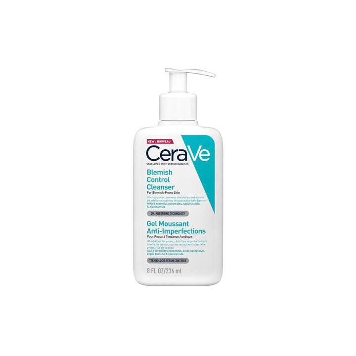 CeraVe Blemish Control Cleanser is your go-to solution for tackling acne while maintaining healthy, hydrated skin, controls blemishes the skin.