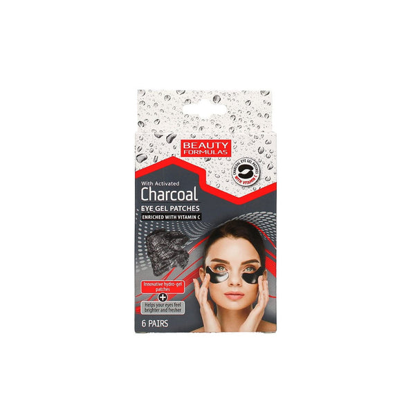 Beauty Formulas Eye Gel Patches - Charcoal 6 Pairs
