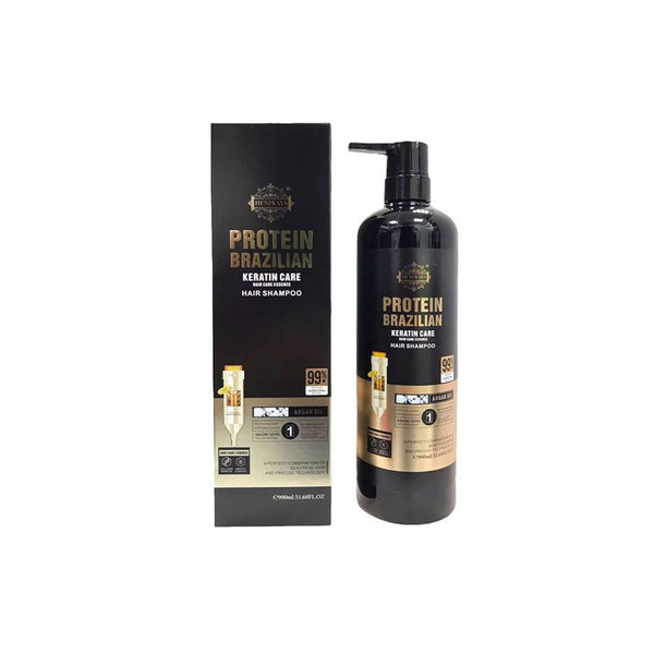 Heniways Protein Brazilian keratin Hair Shampoo 900 ml