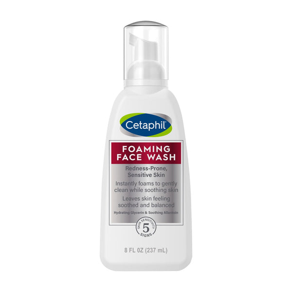 Cetaphil  Foaming Face Wash for Sensitive Skin, 8 Fl oz 237 ml