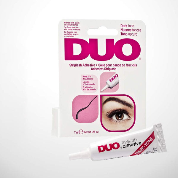 DUO Strip Eyelash Adhesive for Strip Lashes, Dark Tone 9 g net wt 32 0z