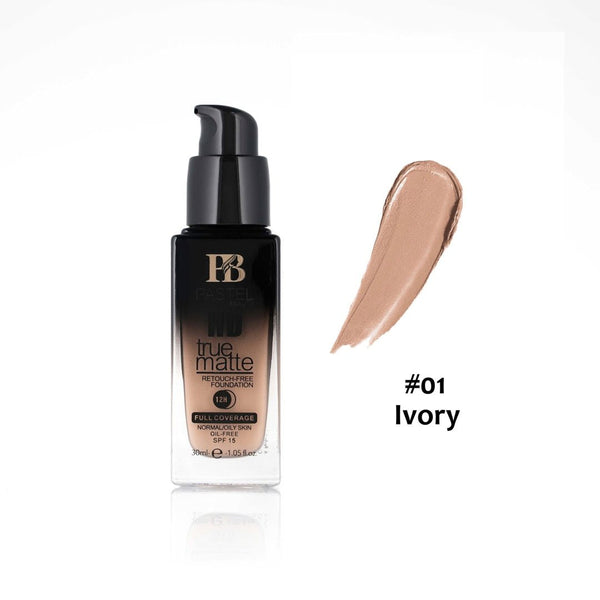 Pastel Beauty HD True Retouch-Free Foundation 30ml (01 Ivory)