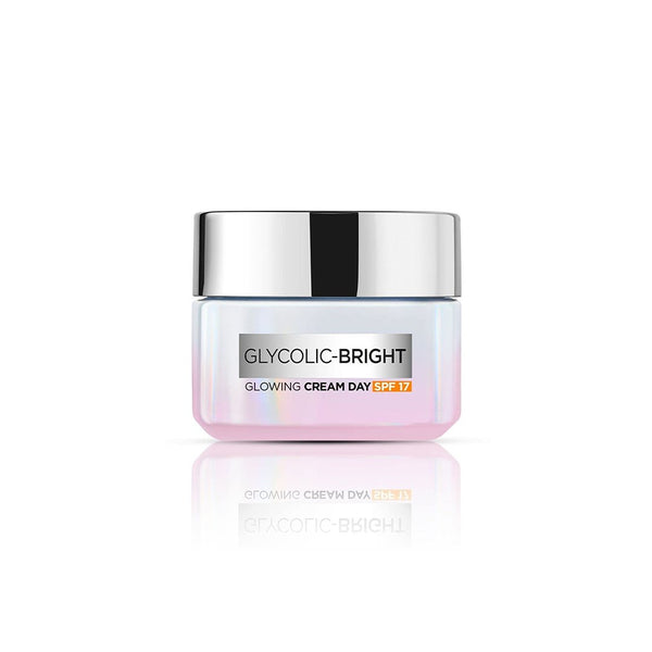 Loreal Glycolic Bright Glowing Cream Day SPF 17 (50 gm)