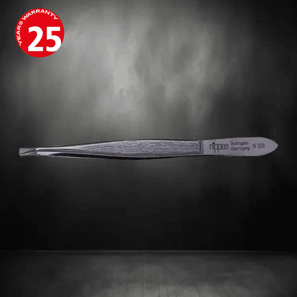 Nippes Tweezer 9SB – 9cm, Bent, Bronzed