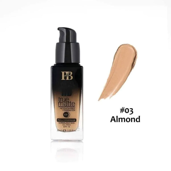 PASTEL BEAUTY HD True Matte Full Coverage Foundation 30ml (03 Almond)