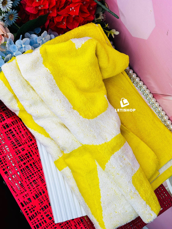 Bath Sheet ( Yellow Stripe )