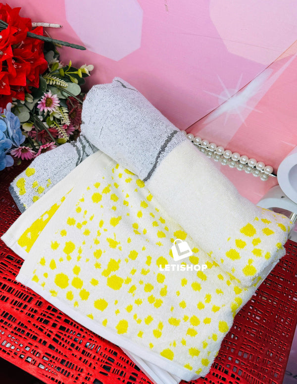 Bath Sheet ( tow strips yellow )