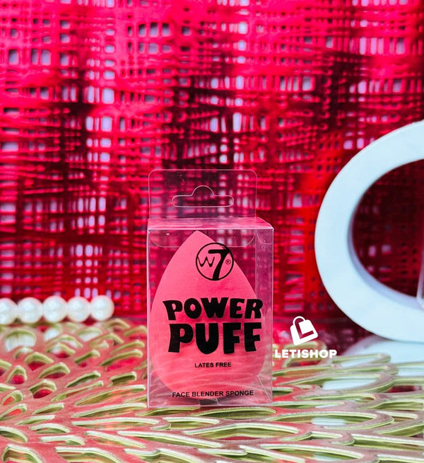 W7 power puff lates free ( magenta  color )