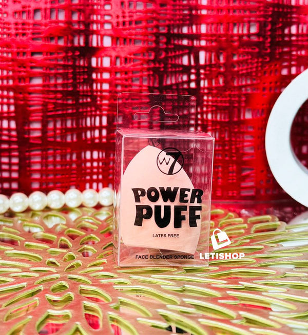 W7 power puff lates free ( light cream color )